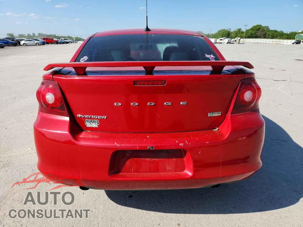 DODGE AVENGER 2011 - 1B3BD2FG7BN572333