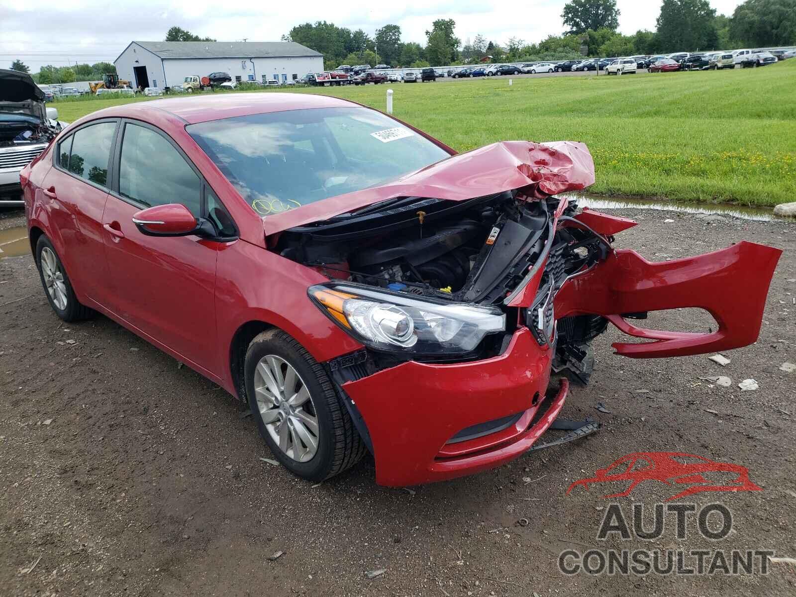 KIA FORTE 2016 - KNAFX4A6XG5609106