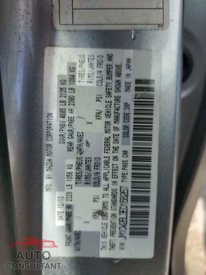 MAZDA 5 2014 - JM1CW2BL3E0168267