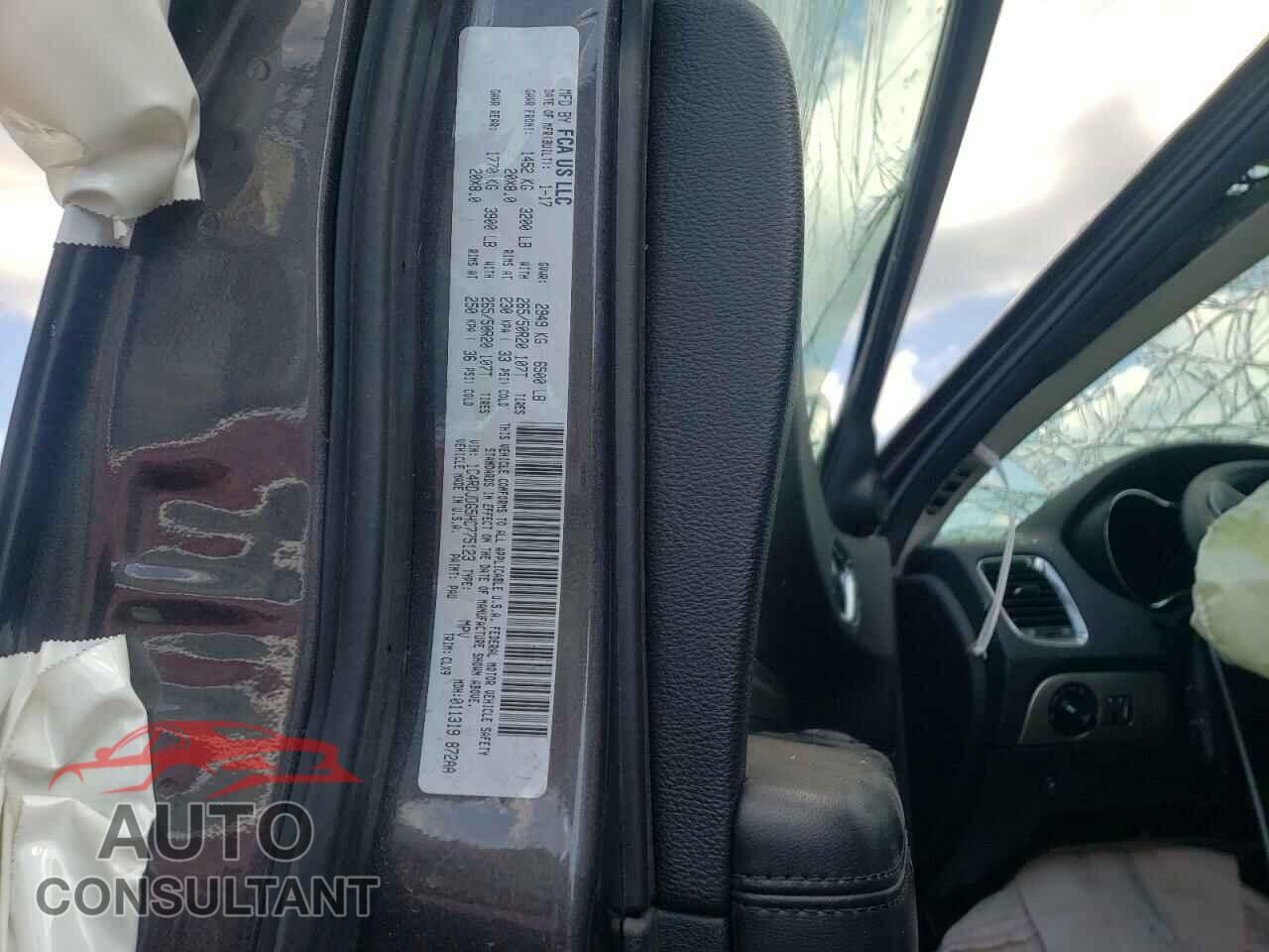 DODGE DURANGO 2017 - 1C4RDJDG5HC775123
