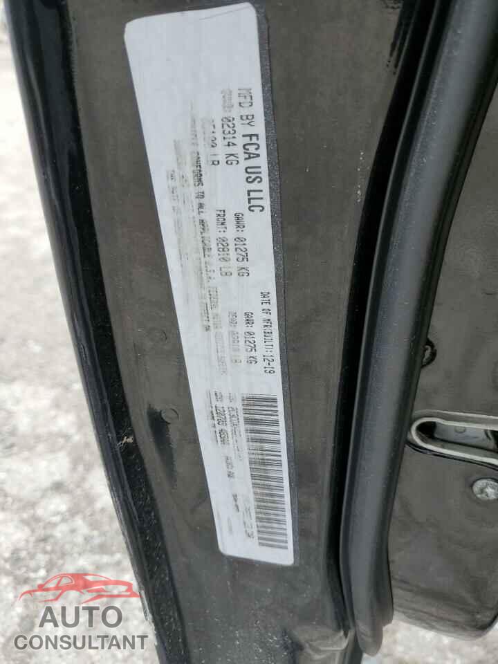 DODGE CHARGER 2020 - 2C3CDXHG2LH120107