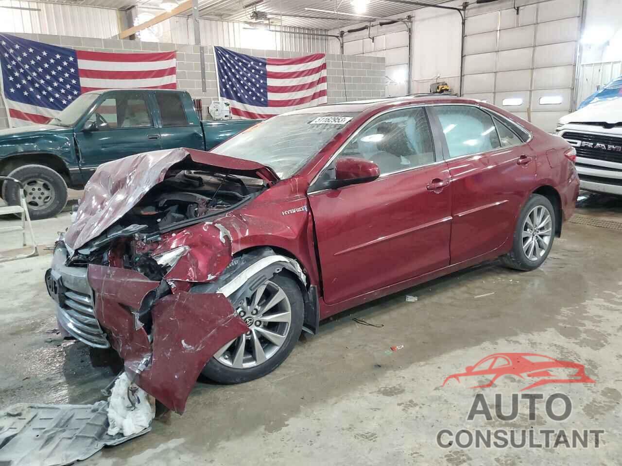 TOYOTA CAMRY 2017 - 4T1BD1FK8HU212141