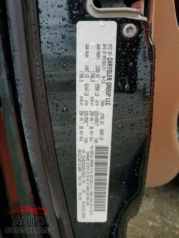 DODGE CARAVAN 2014 - 2C4RDGCG4ER153619