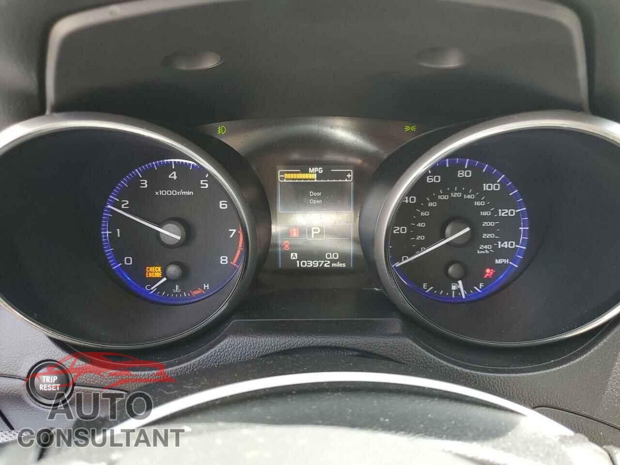 SUBARU OUTBACK 2016 - 4S4BSACC8G3298364