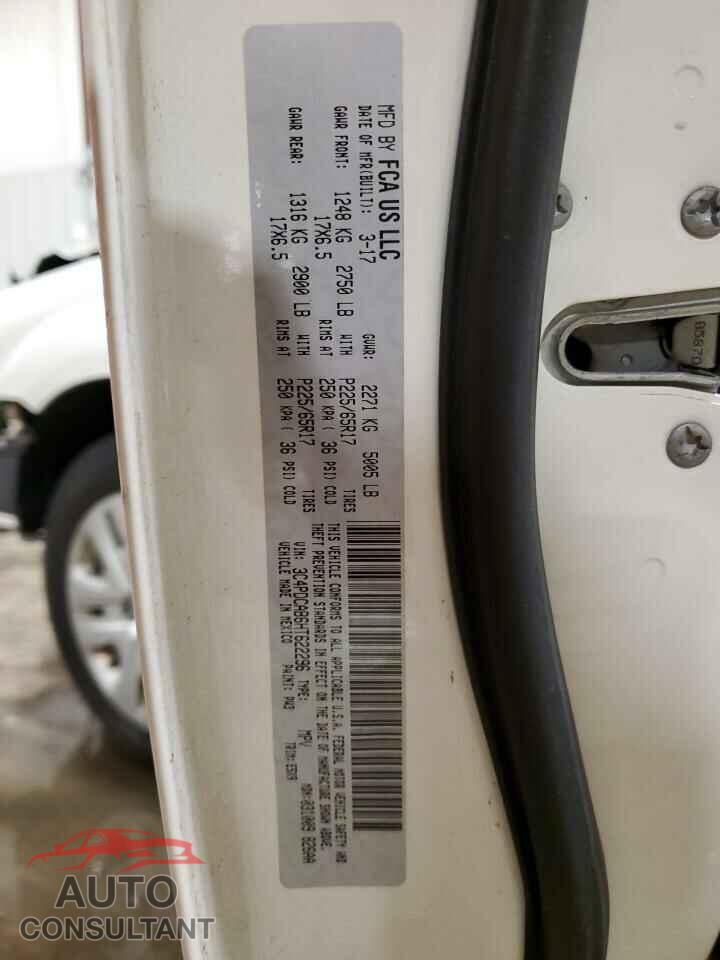 DODGE JOURNEY 2017 - 3C4PDCAB6HT622296