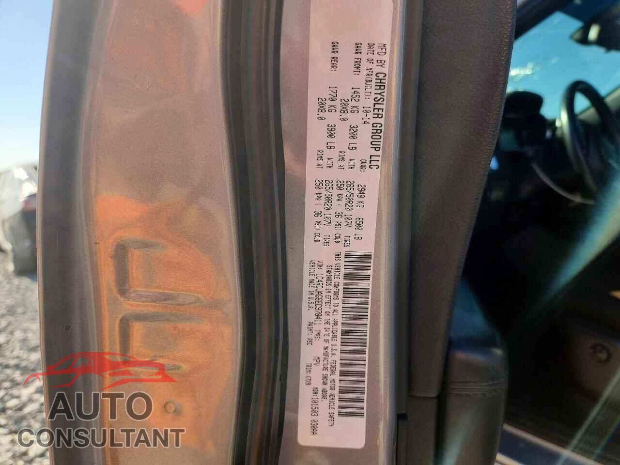 DODGE DURANGO 2014 - 1C4RDJAG6EC978411