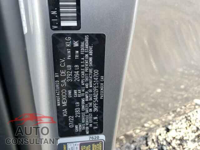 KIA FORTE 2023 - 3KPF54AD2PE514700