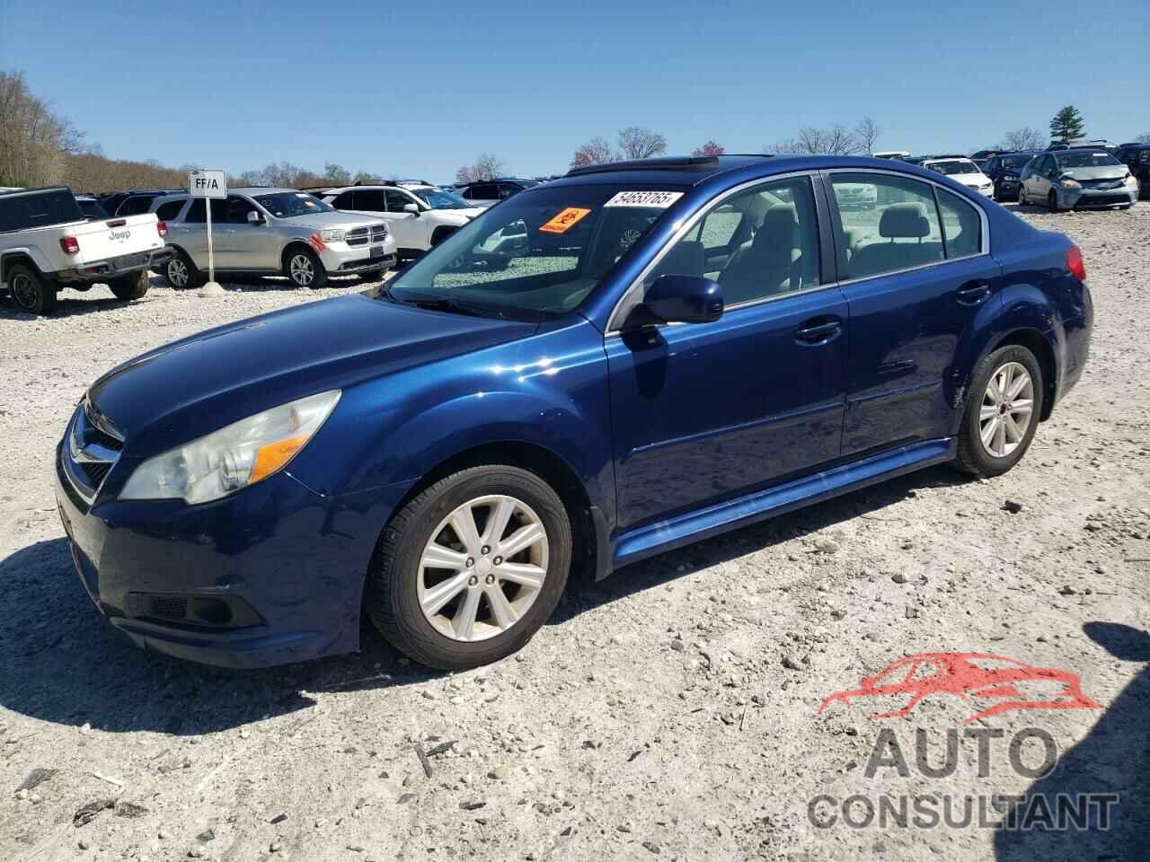 SUBARU LEGACY 2011 - 4S3BMBG62B3250490