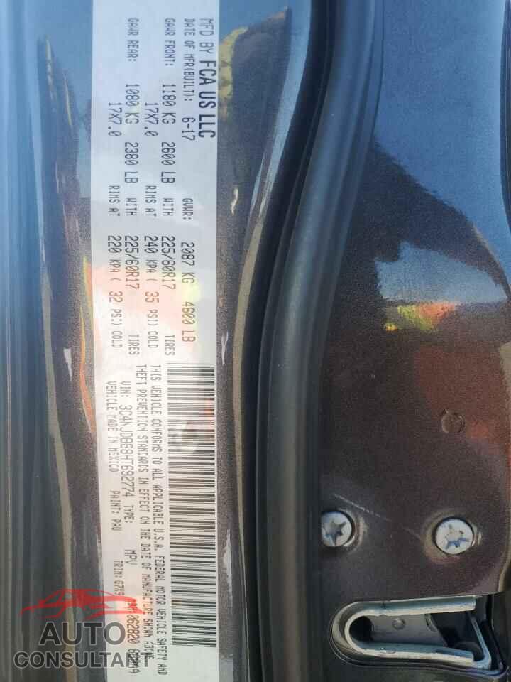 JEEP COMPASS 2017 - 3C4NJDBB8HT692774