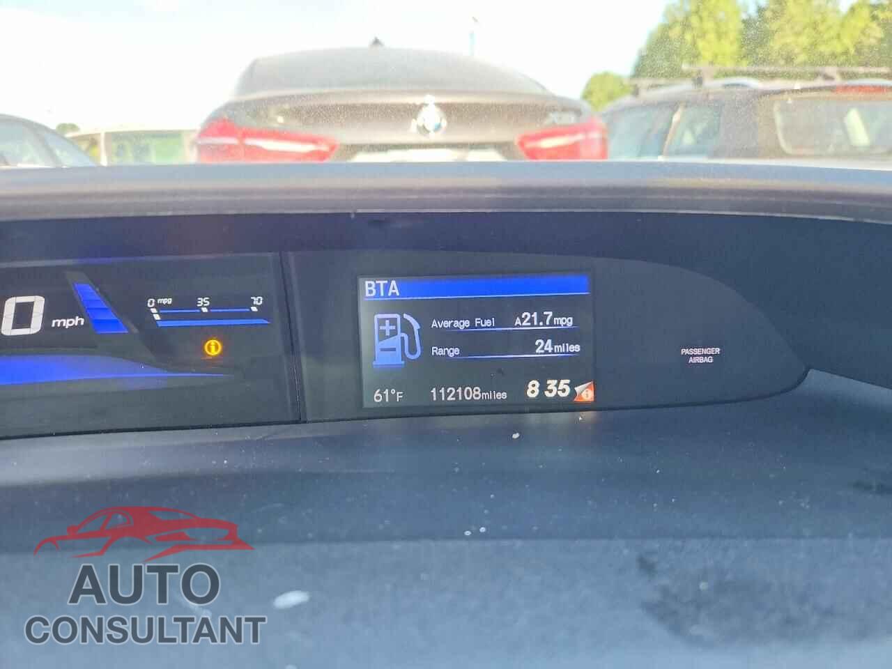 HONDA CIVIC 2013 - 19XFB2F85DE275423