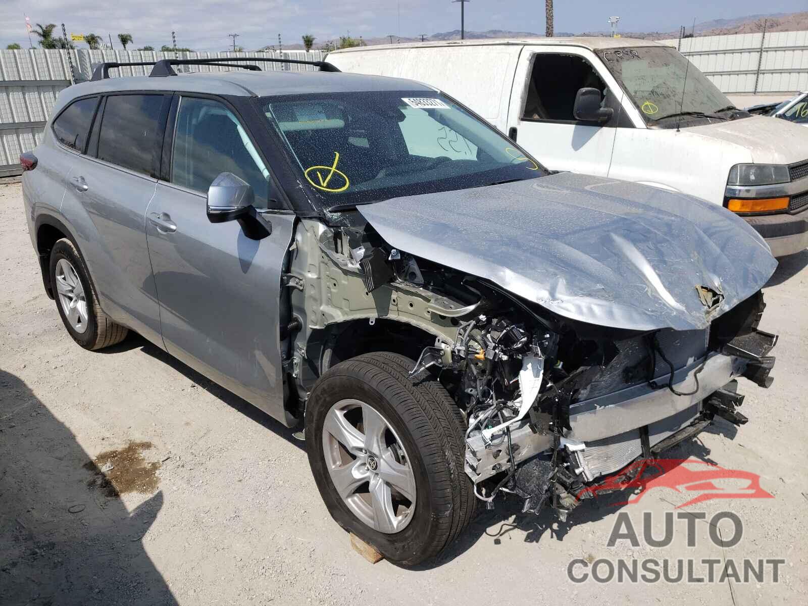 TOYOTA HIGHLANDER 2021 - 5TDCZRAH2MS077905