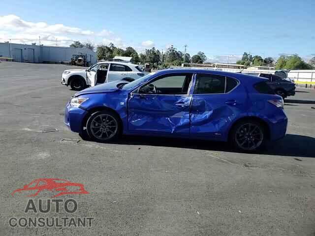 LEXUS CT 200 2012 - JTHKD5BH5C2114077