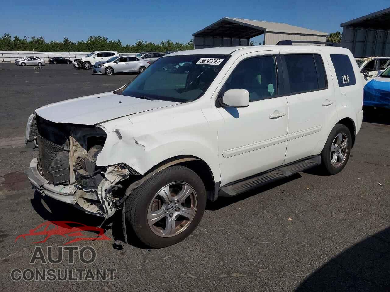 HONDA PILOT 2012 - 5FNYF3H41CB043388
