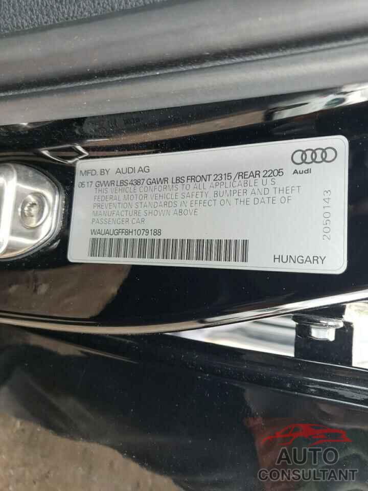 AUDI A3 2017 - WAUAUGFF8H1079188