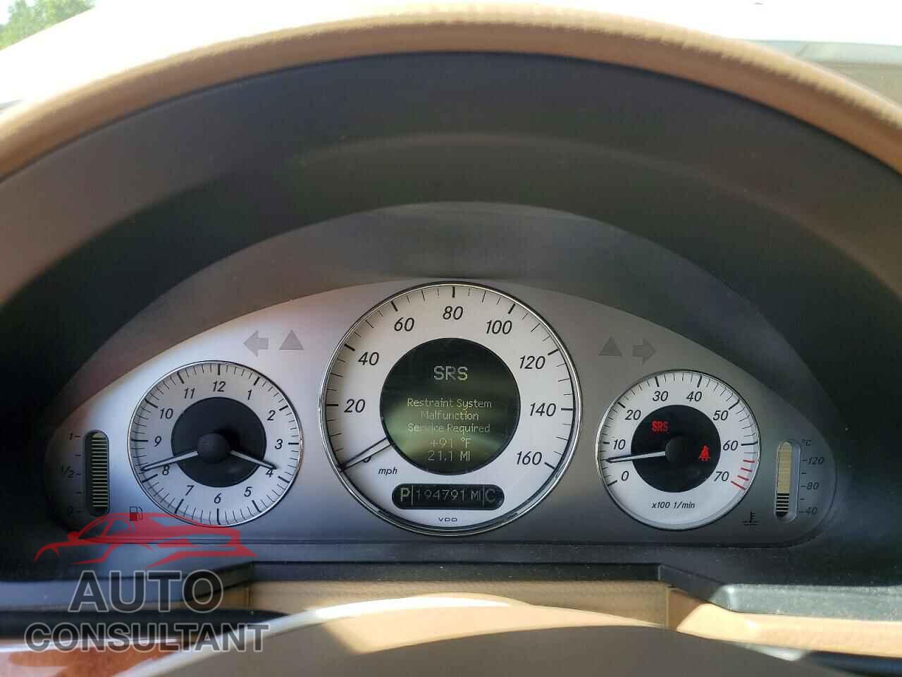 MERCEDES-BENZ E-CLASS 2009 - WDBUF87X99B396947