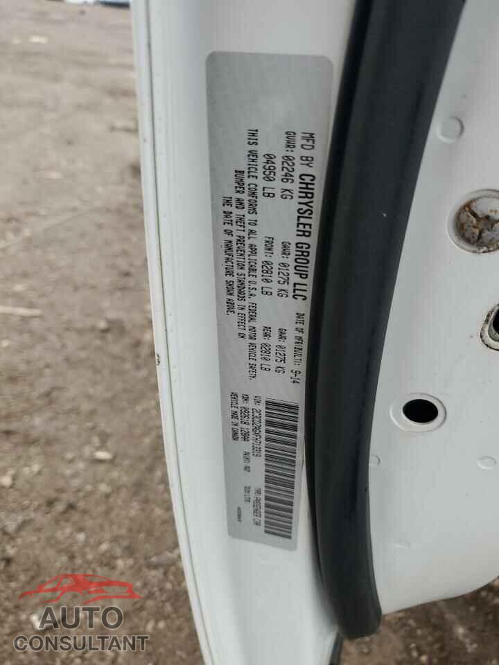 DODGE CHALLENGER 2015 - 2C3CDZAGXFH713319