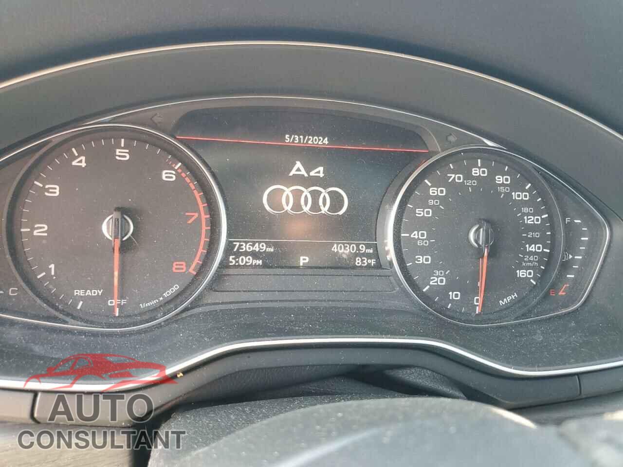AUDI A4 2019 - WAUGMAF44KN018295