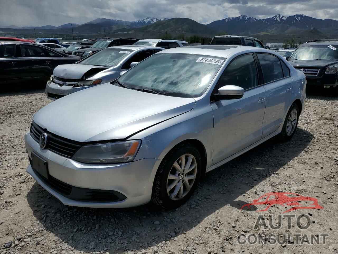 VOLKSWAGEN JETTA 2012 - 3VWDP7AJ0CM465602