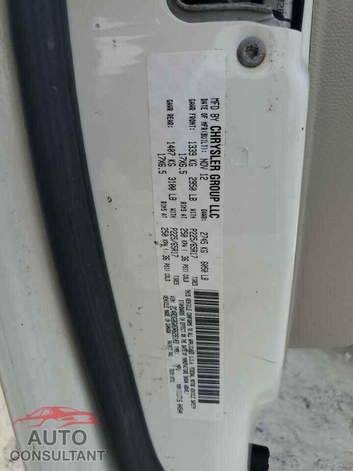 DODGE CARAVAN 2013 - 2C4RDGBG0DR628103