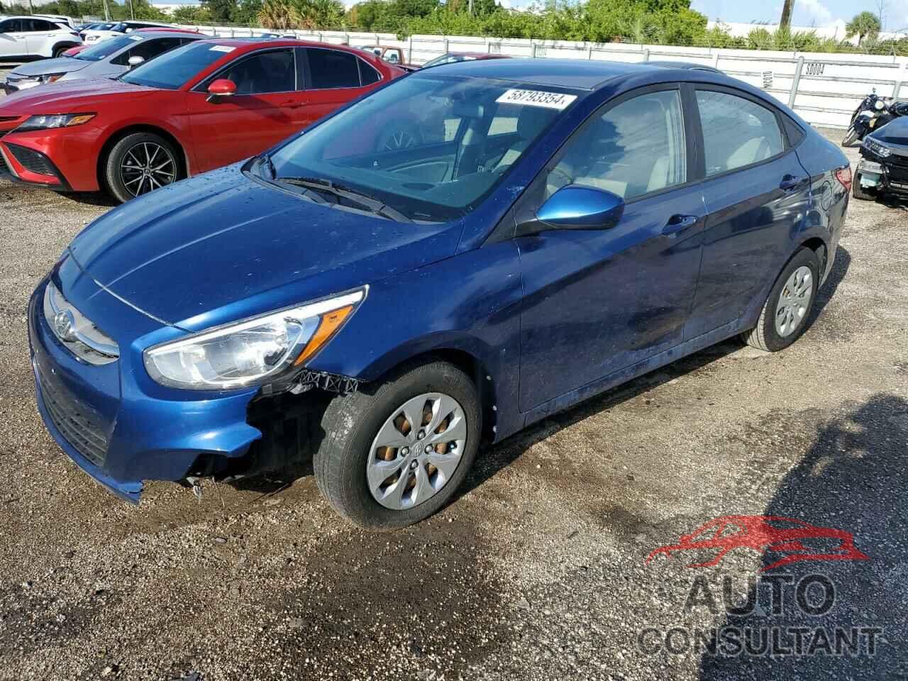 HYUNDAI ACCENT 2017 - KMHCT4AE1HU180384