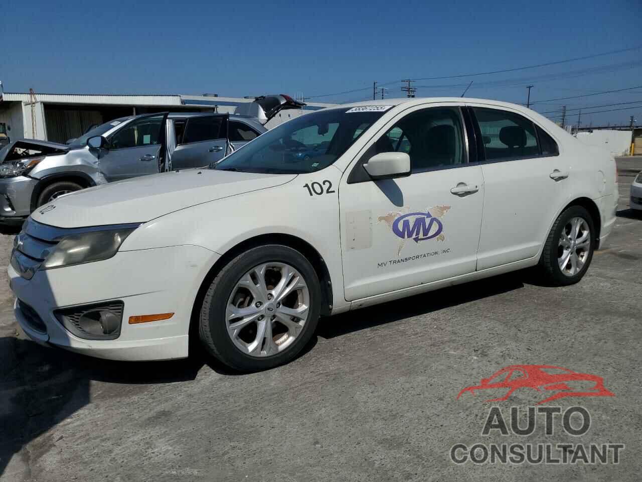 FORD FUSION 2012 - 3FAHP0HA9CR122037