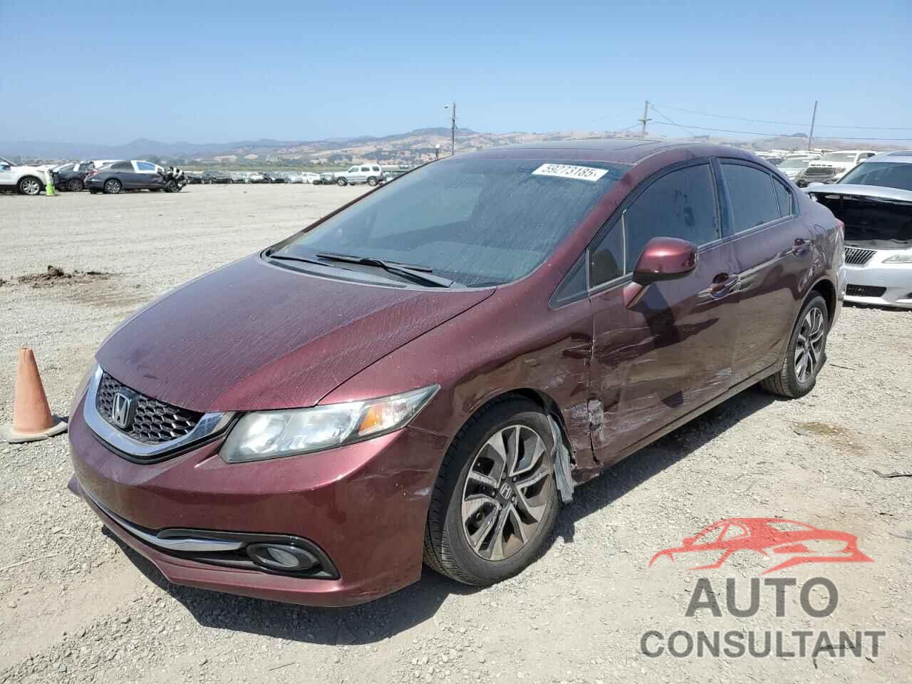 HONDA CIVIC 2013 - 19XFB2F99DE267723