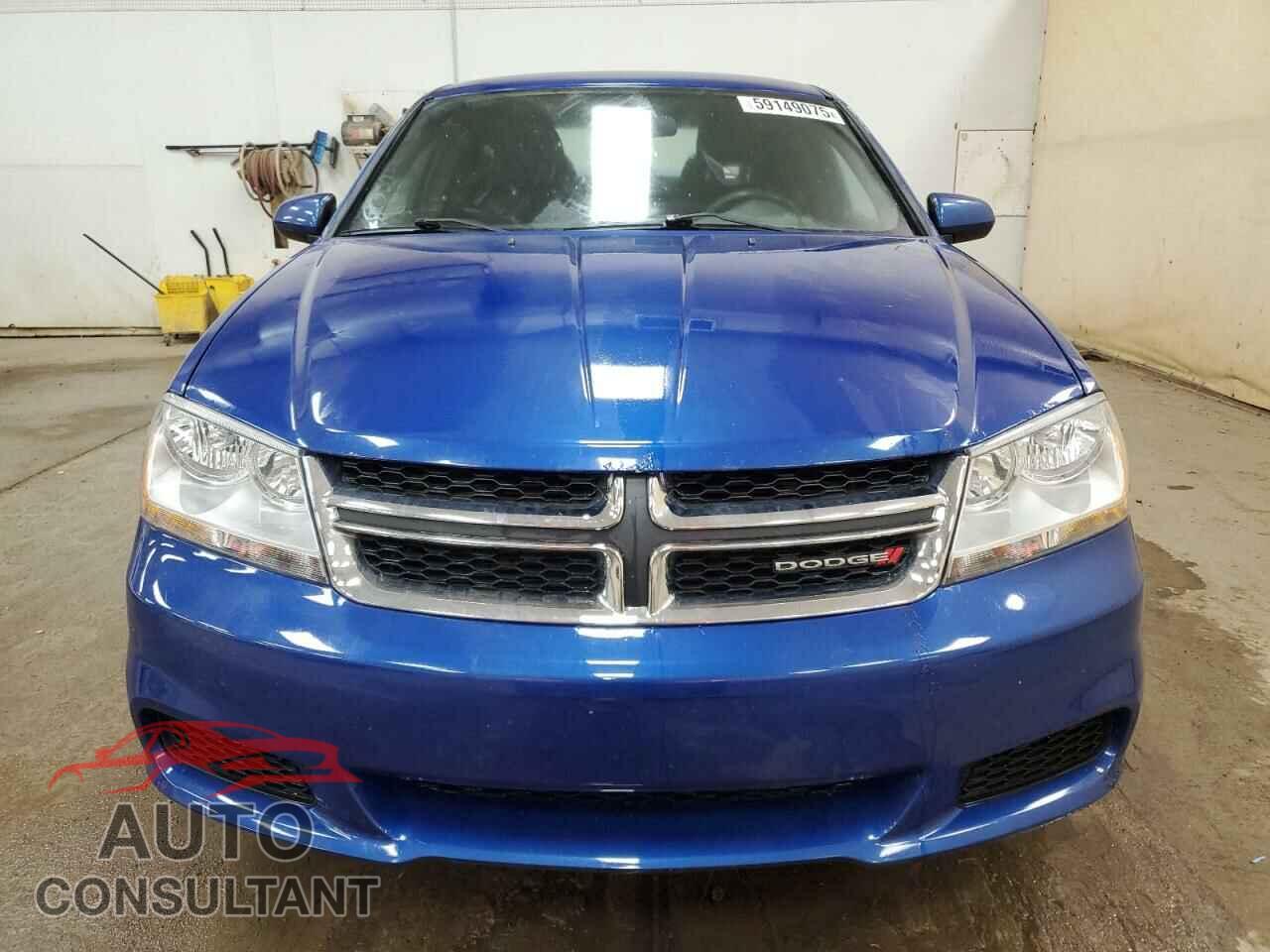 DODGE AVENGER 2012 - 1C3CDZCB8CN207377