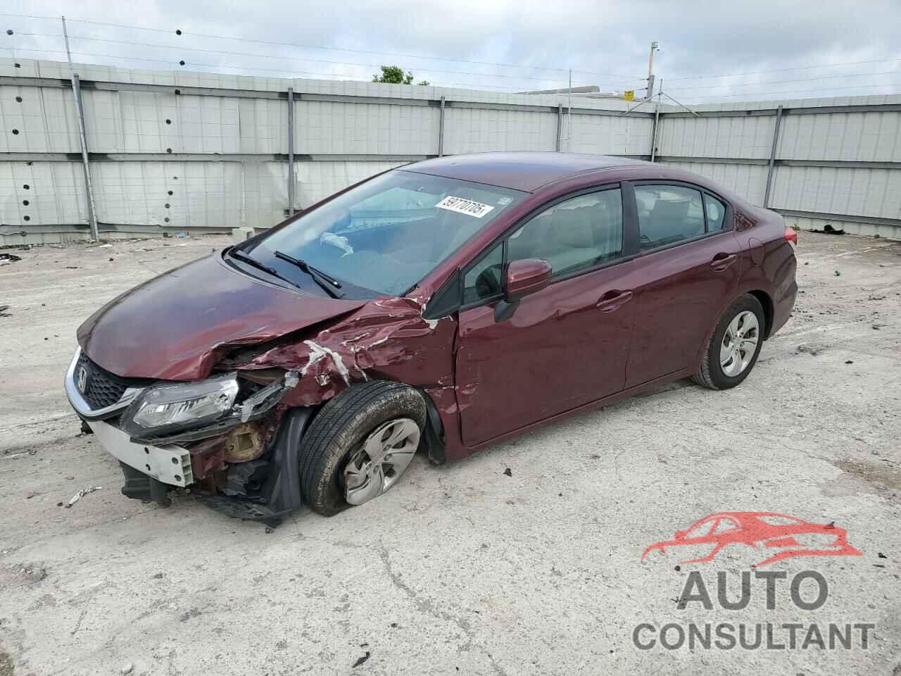HONDA CIVIC 2014 - 2HGFB2F57EH509204