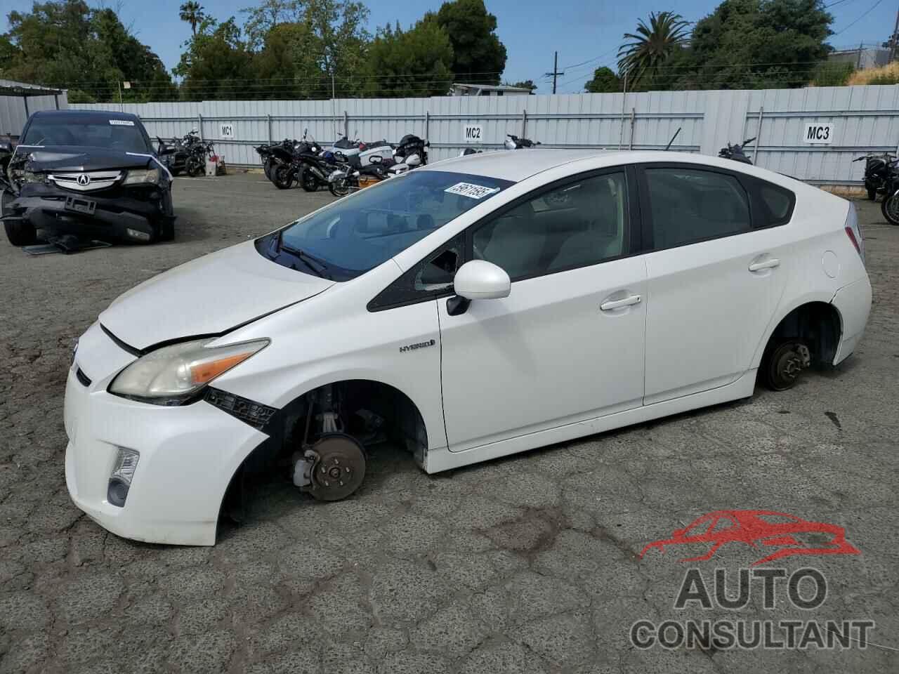 TOYOTA PRIUS 2011 - JTDKN3DUXB5335930