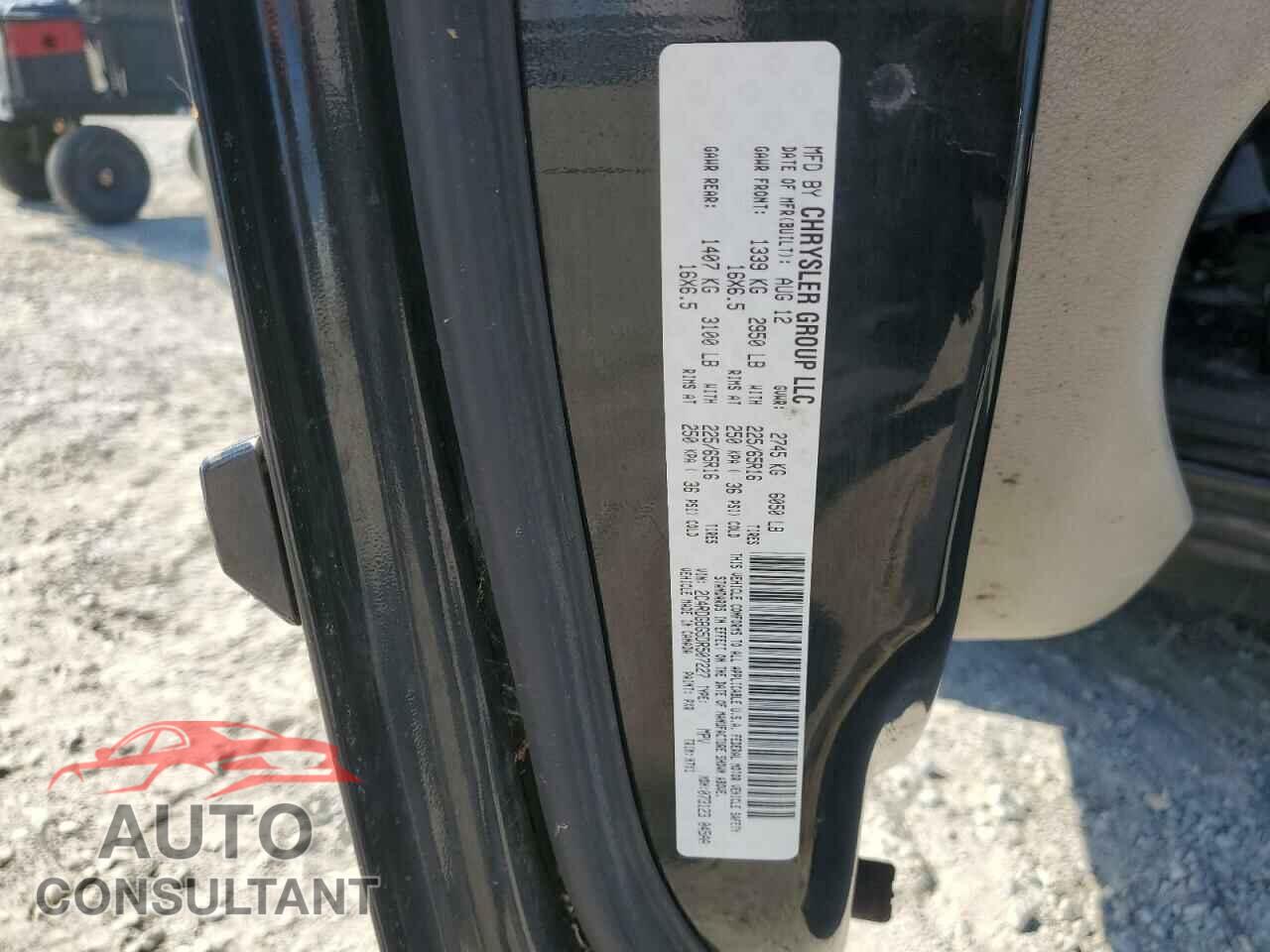 DODGE CARAVAN 2013 - 2C4RDGBG5DR507227