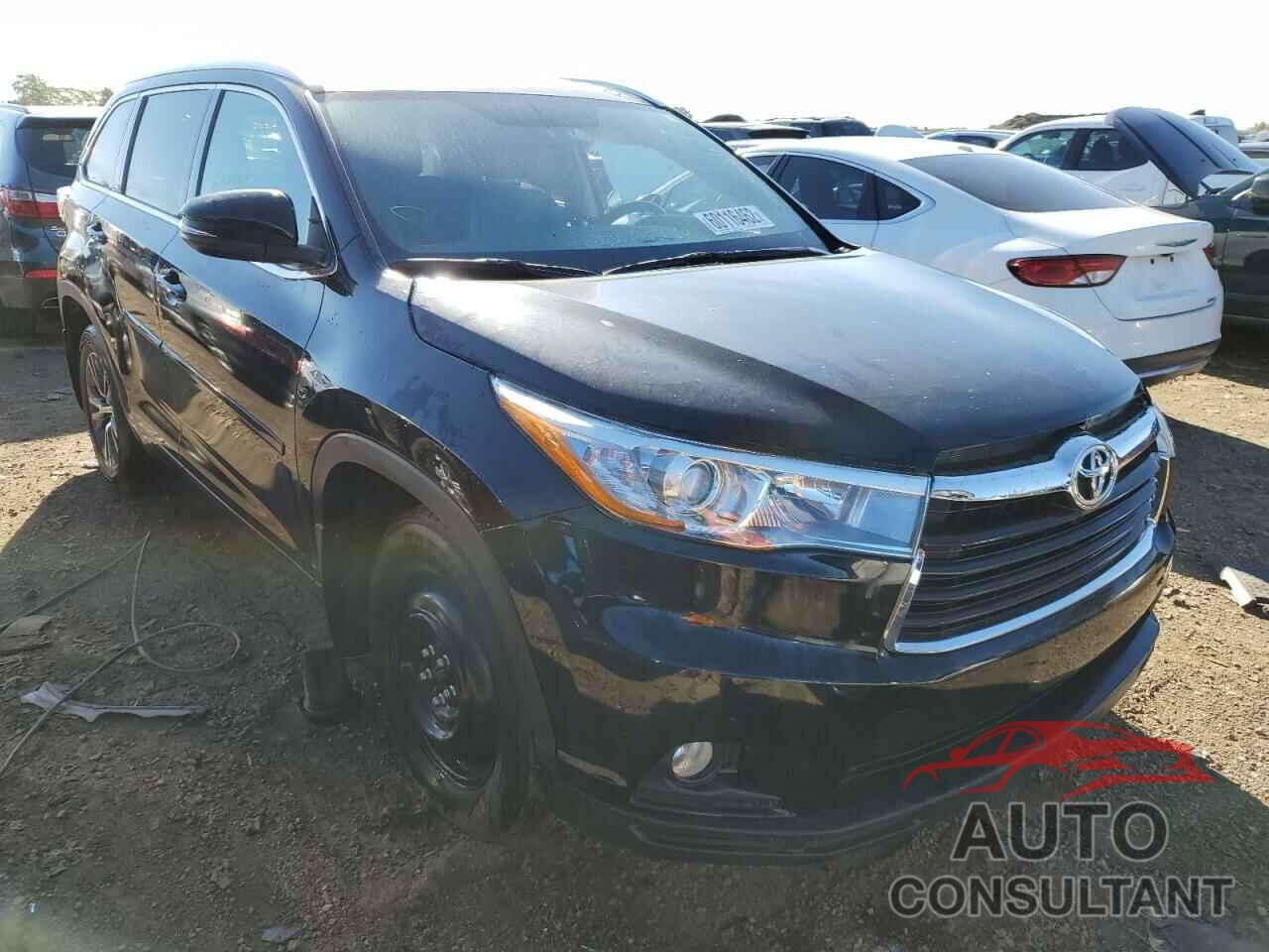 TOYOTA HIGHLANDER 2016 - 5TDJKRFH6GS287013