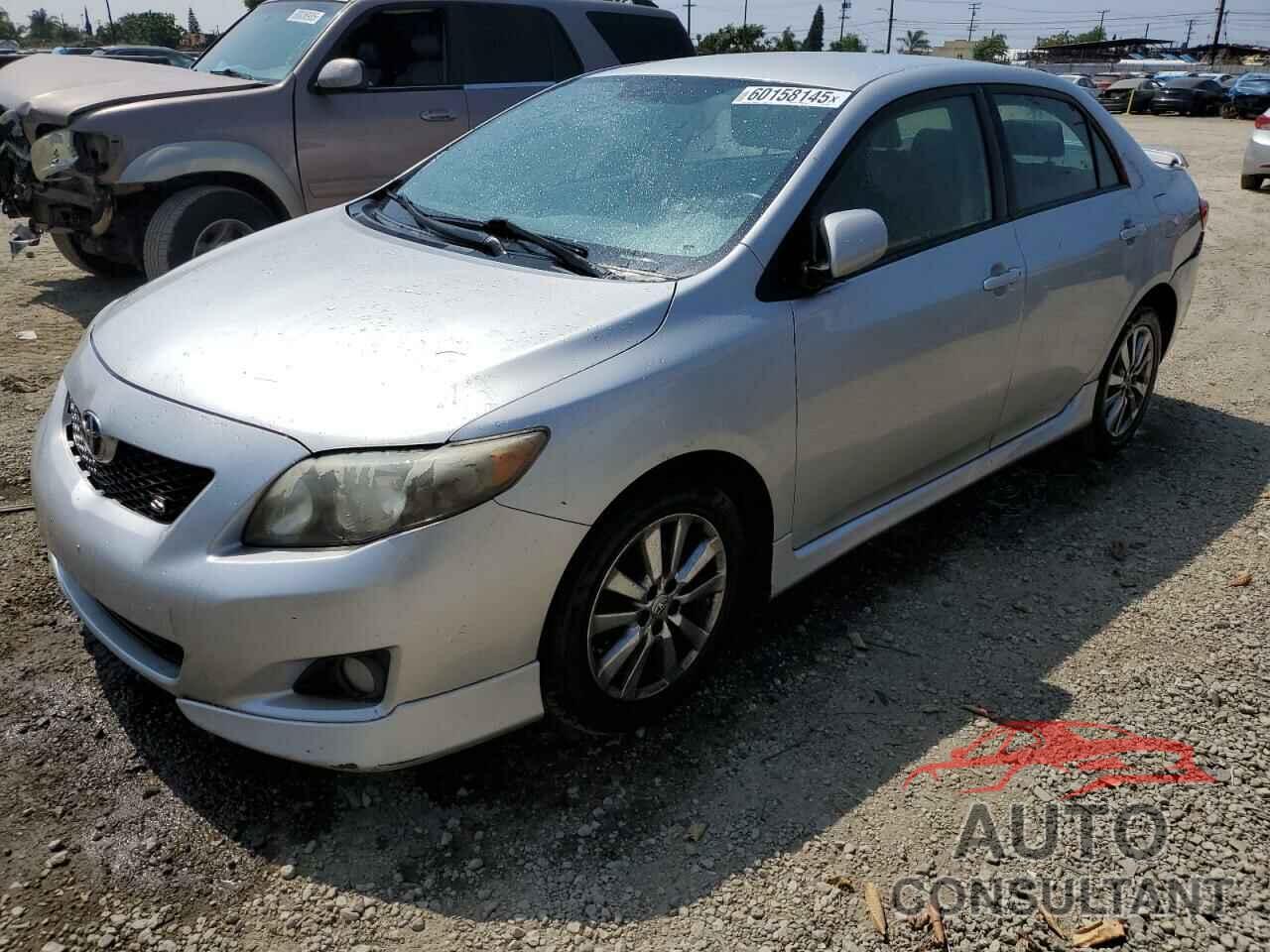 TOYOTA COROLLA 2009 - 1NXBU40E29Z113627