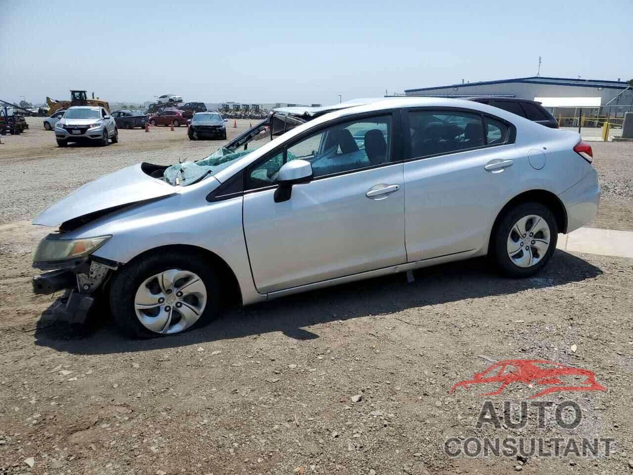 HONDA CIVIC 2013 - 19XFB2F57DE253204