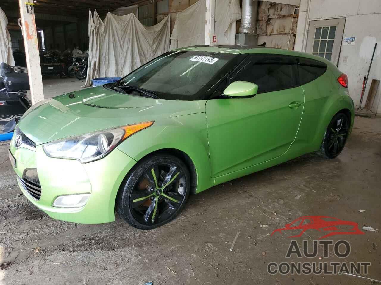 HYUNDAI VELOSTER 2012 - KMHTC6AD1CU026866