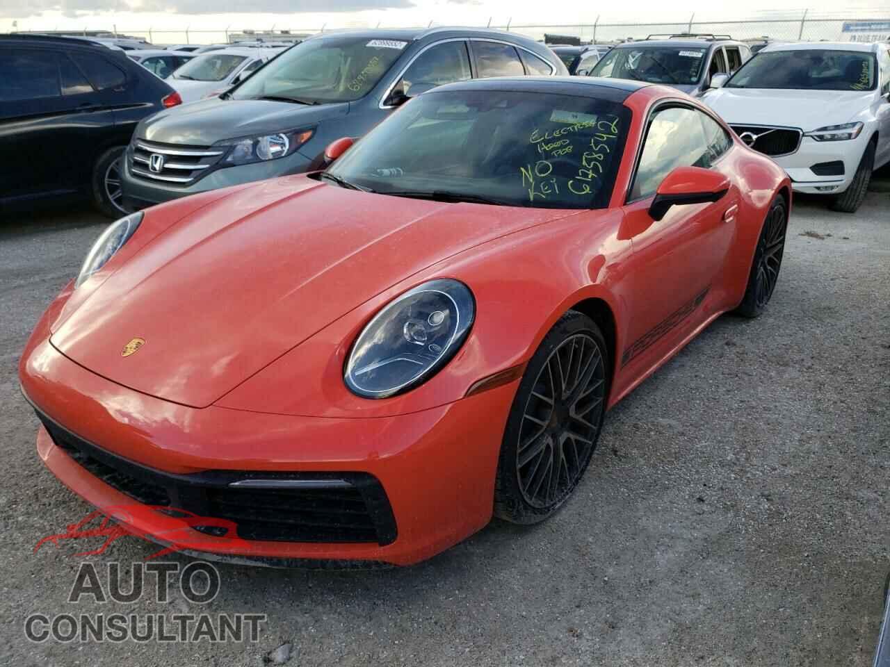 PORSCHE 911 2021 - WP0AA2A92MS205811