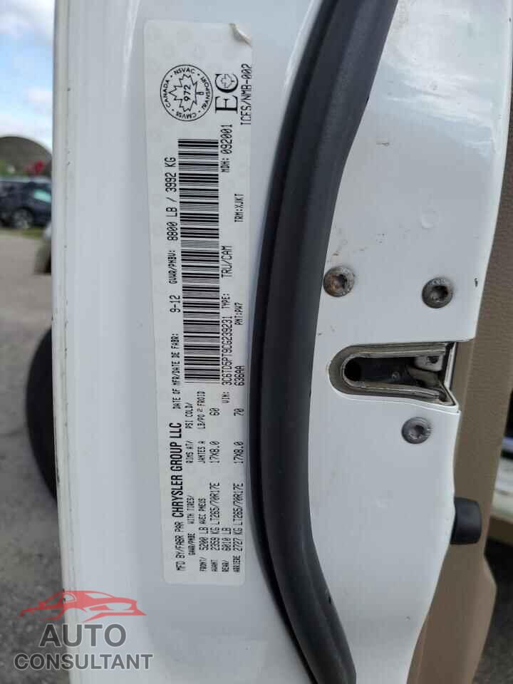 DODGE RAM 2500 2012 - 3C6TD5PT9CG239231