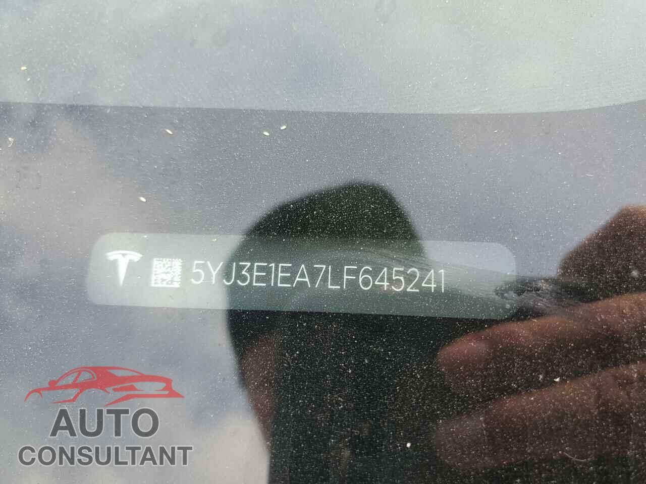 TESLA MODEL 3 2020 - 5YJ3E1EA7LF645241