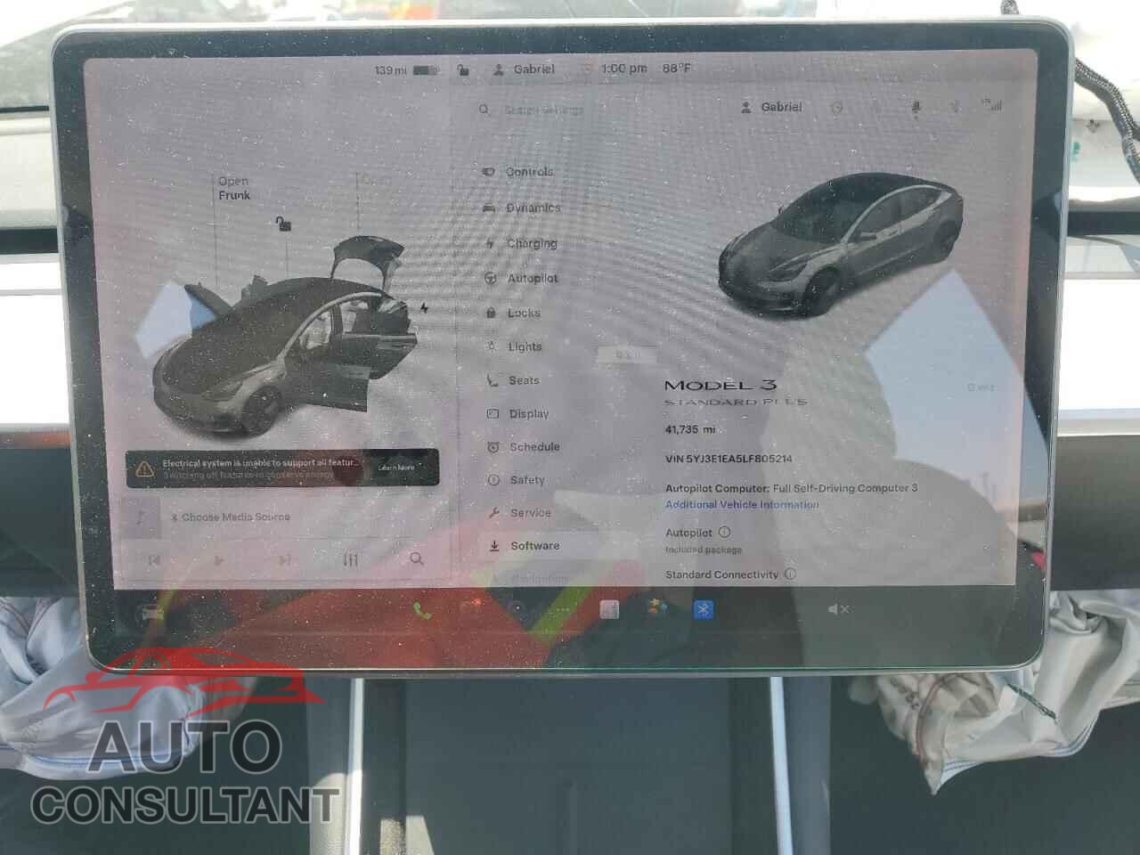 TESLA MODEL 3 2020 - 5YJ3E1EA5LF805214