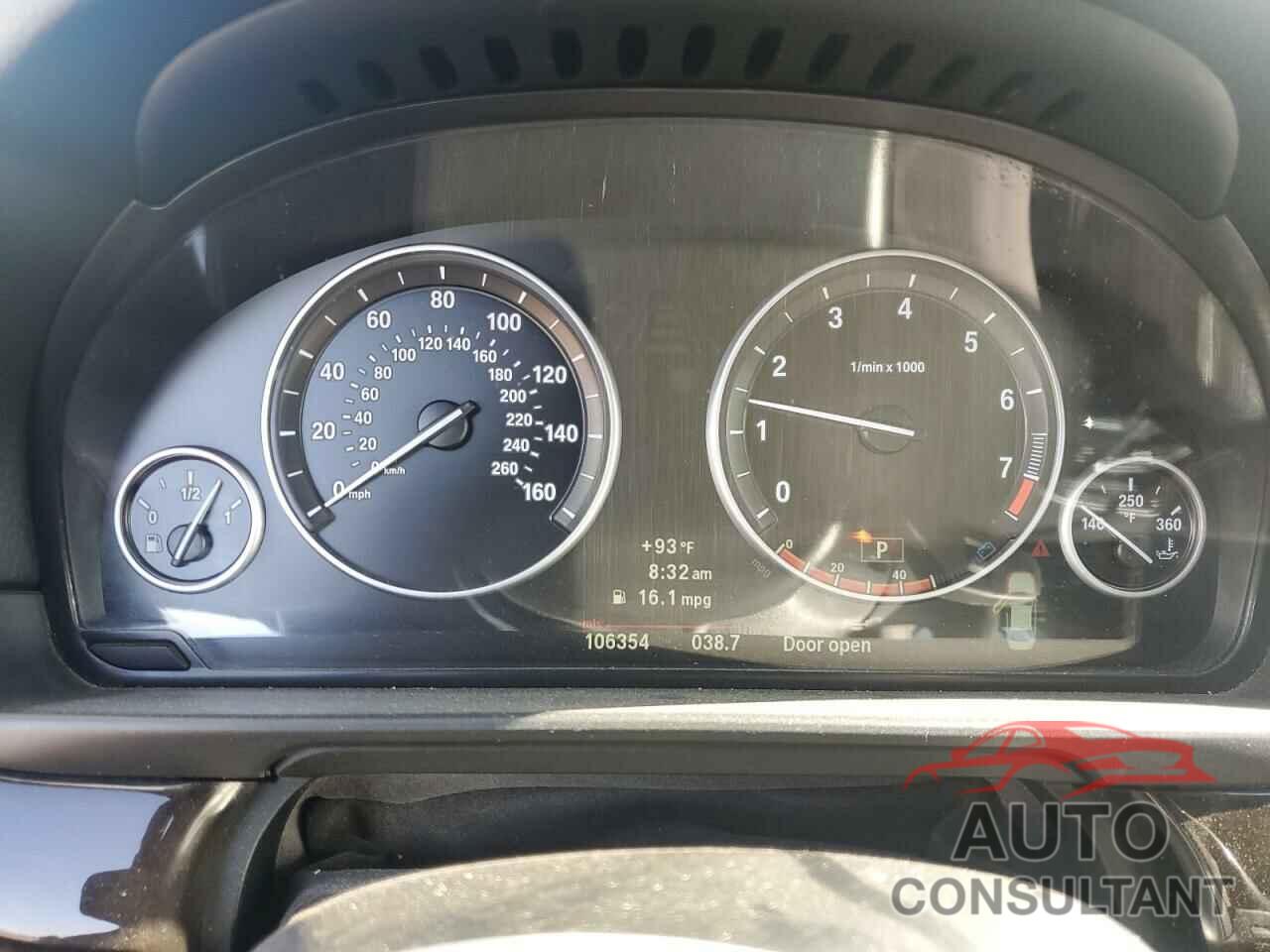 BMW 5 SERIES 2012 - WBAFU9C5XCC787517