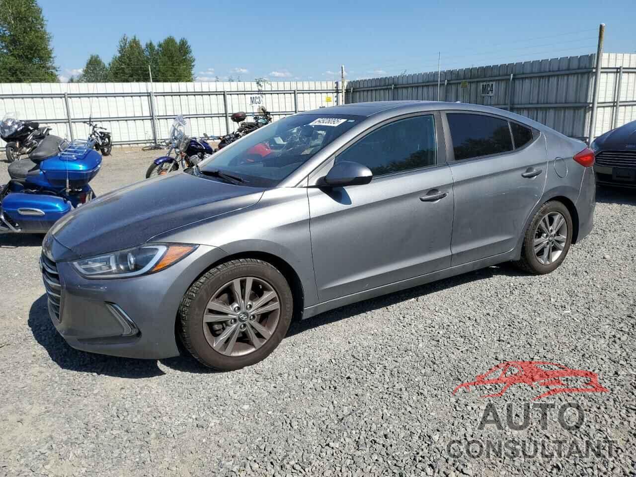 HYUNDAI ELANTRA 2017 - KMHD84LF9HU357968