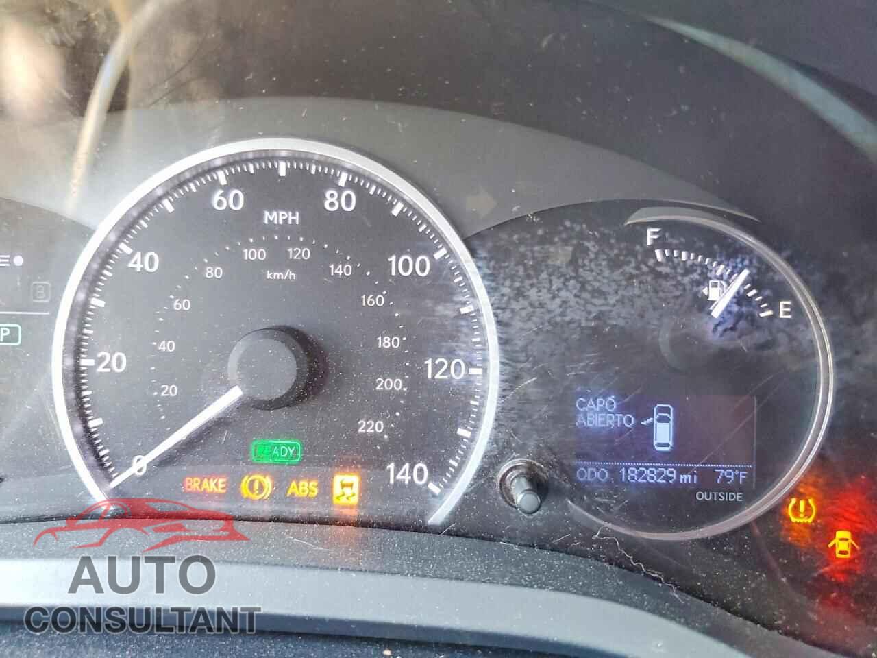 LEXUS CT 200 2013 - JTHKD5BH7D2130573