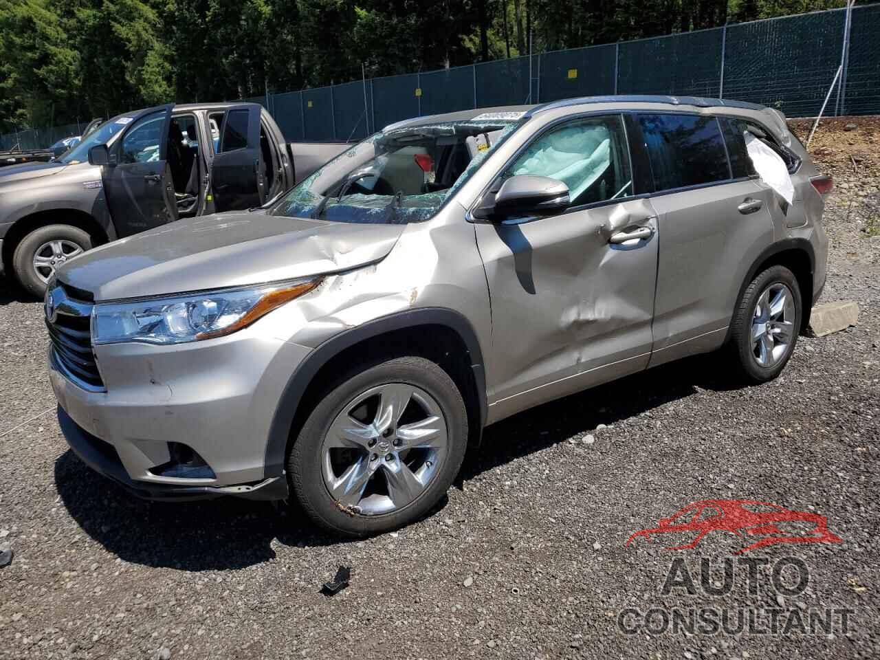 TOYOTA HIGHLANDER 2014 - 5TDDKRFH8ES040179