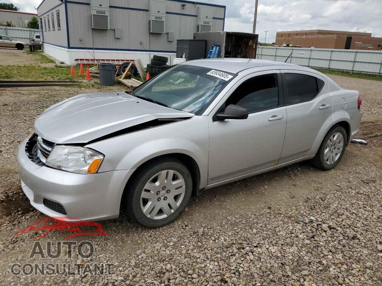 DODGE AVENGER 2012 - 1C3CDZAB7CN259604
