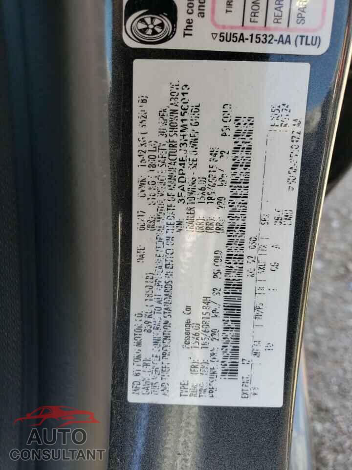 FORD FIESTA 2017 - 3FADP4EJ3HM156019