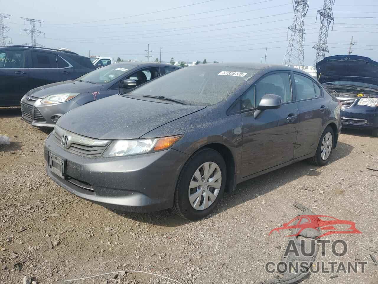 HONDA CIVIC 2012 - 19XFB2F5XCE077988