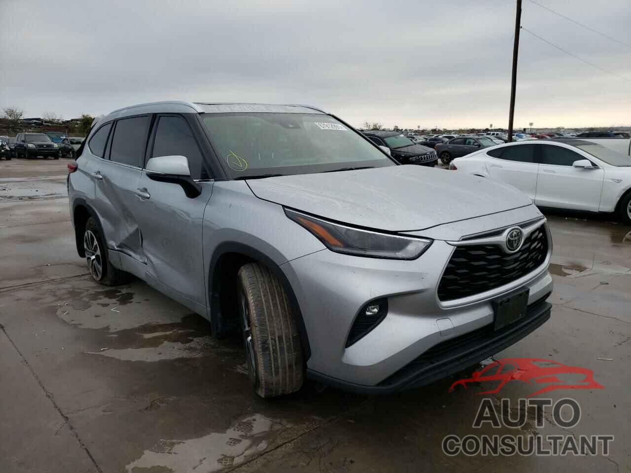 TOYOTA HIGHLANDER 2021 - 5TDGZRAH9MS041288