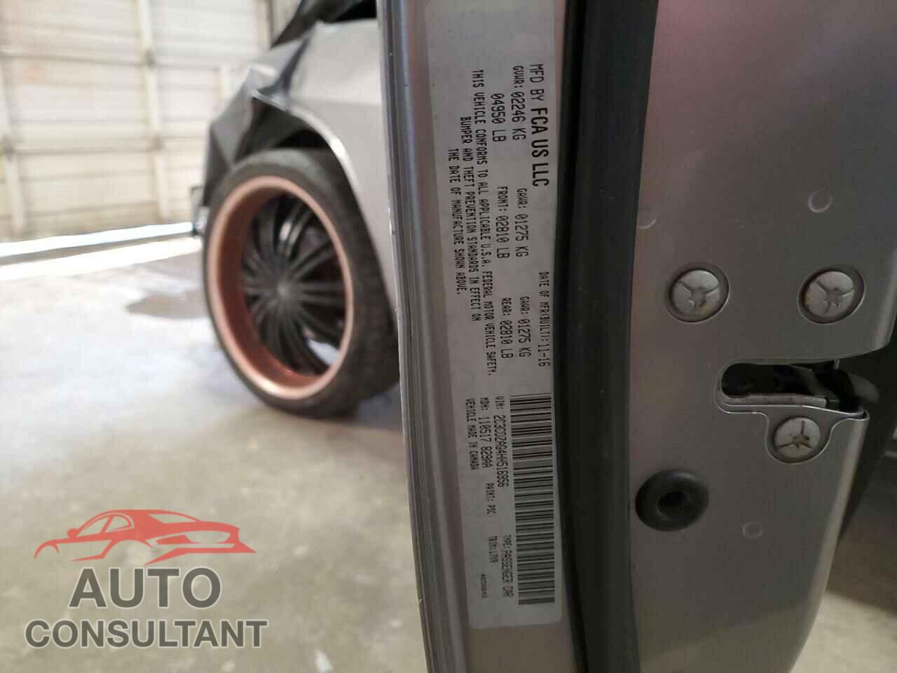 DODGE CHALLENGER 2017 - 2C3CDZAG4HH516956
