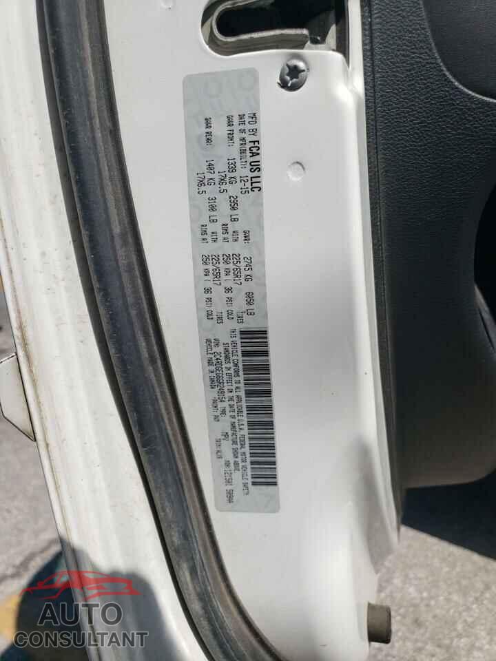 DODGE CARAVAN 2016 - 2C4RDGEG6GR249154