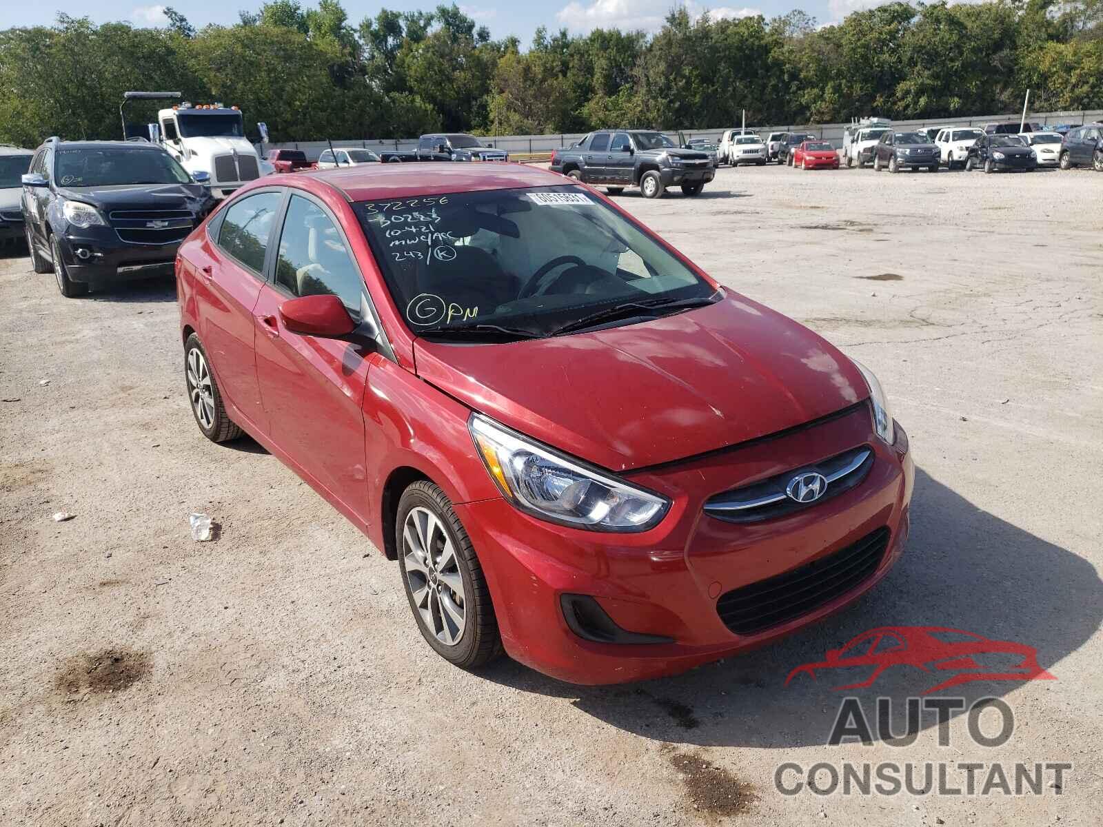 HYUNDAI ACCENT 2017 - KMHCT4AEXHU372256