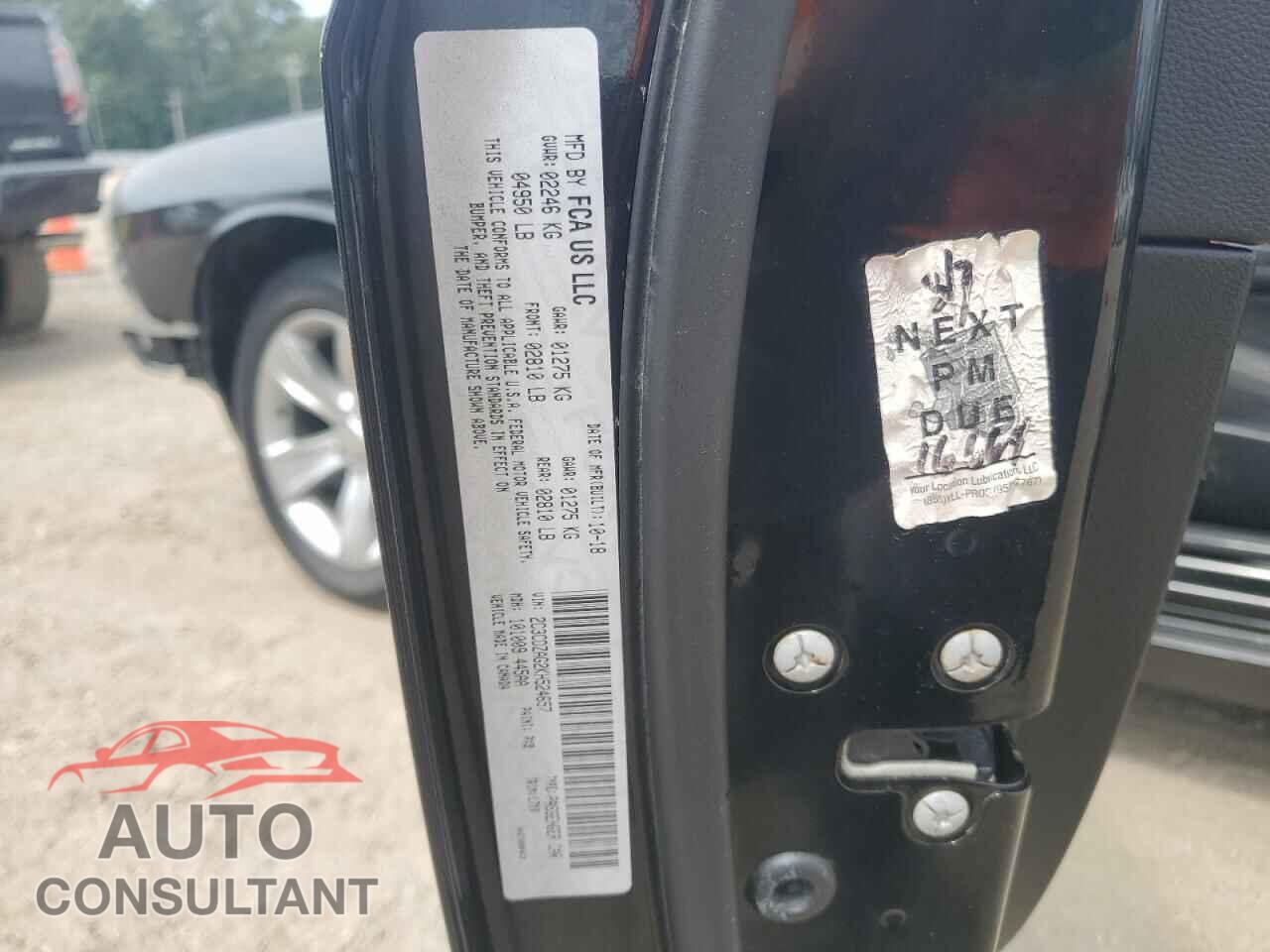 DODGE CHALLENGER 2019 - 2C3CDZAG2KH524657